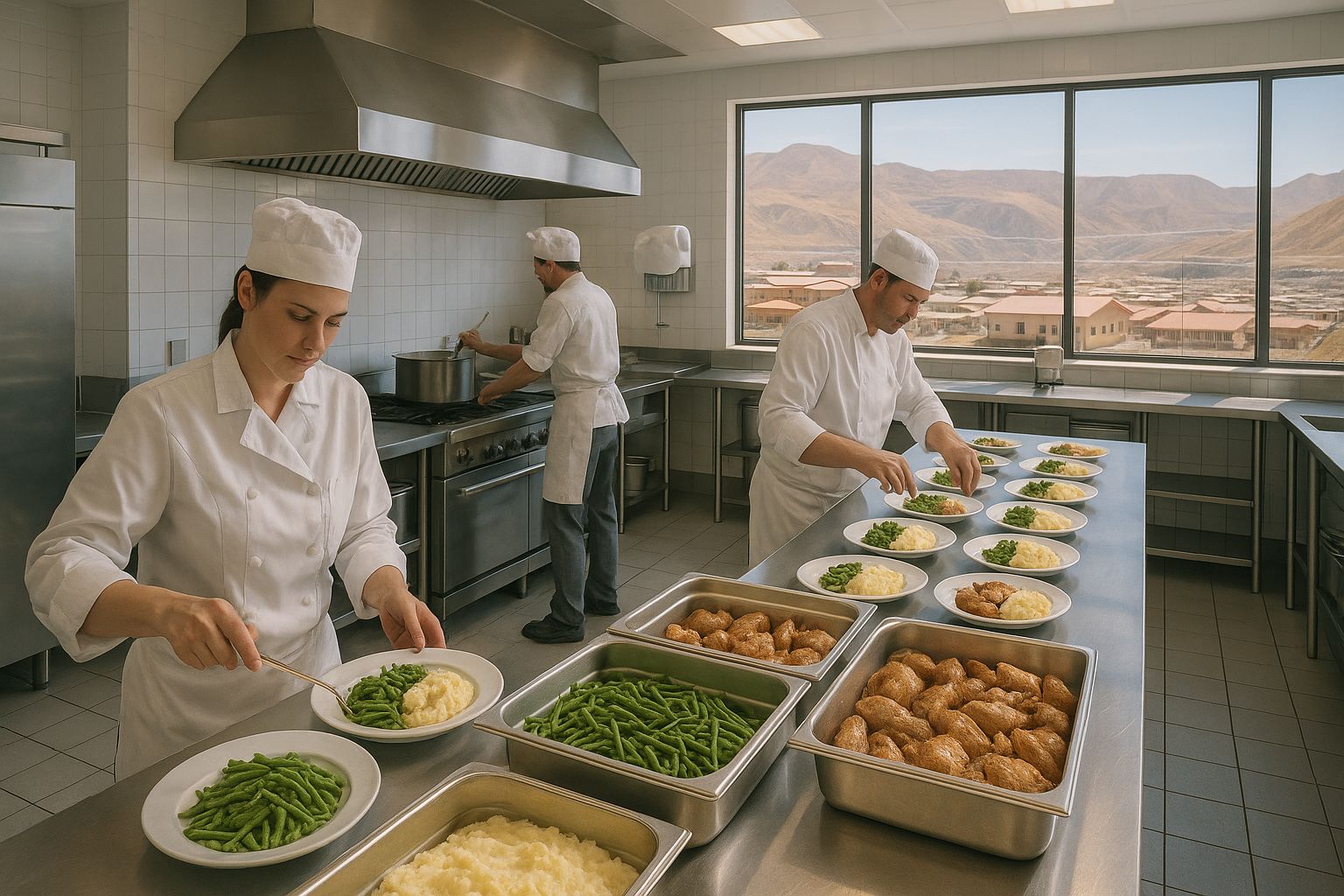 Imagen de alimentación en faena
